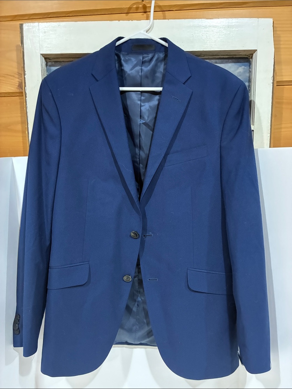 Kenneth Cole Men's Tailored Blue Sport Coat